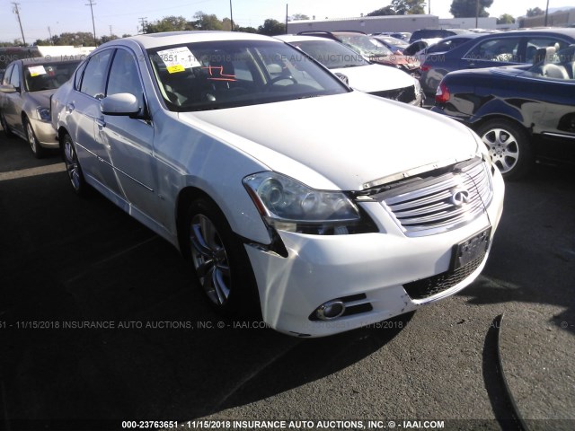 JNKCY01E19M800102 - 2009 INFINITI M35 SPORT WHITE photo 1