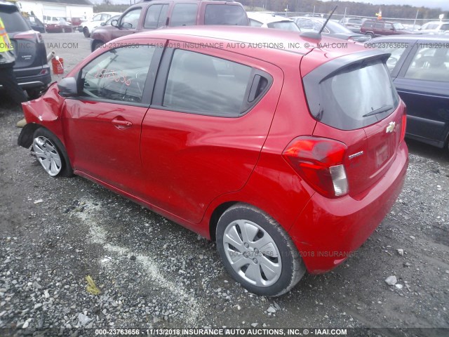 KL8CB6SA6HC732457 - 2017 CHEVROLET SPARK LS RED photo 3