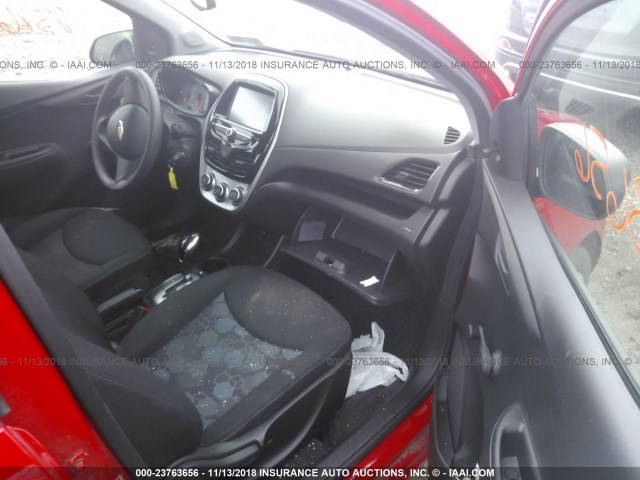 KL8CB6SA6HC732457 - 2017 CHEVROLET SPARK LS RED photo 5