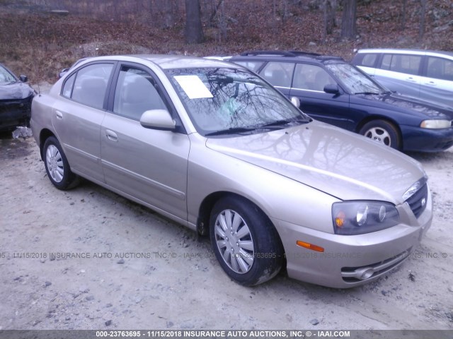 KMHDN46D15U985151 - 2005 HYUNDAI ELANTRA GLS/GT TAN photo 1