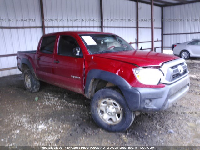 5TFJX4GN7DX021580 - 2013 TOYOTA TACOMA DOUBLE CAB 栗色 照片 1