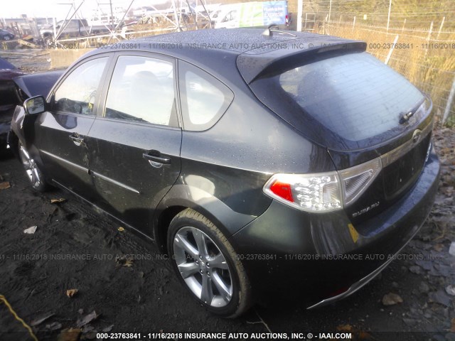 JF1GH63688H804222 - 2008 SUBARU IMPREZA OUTBACK SPORT BLACK photo 3