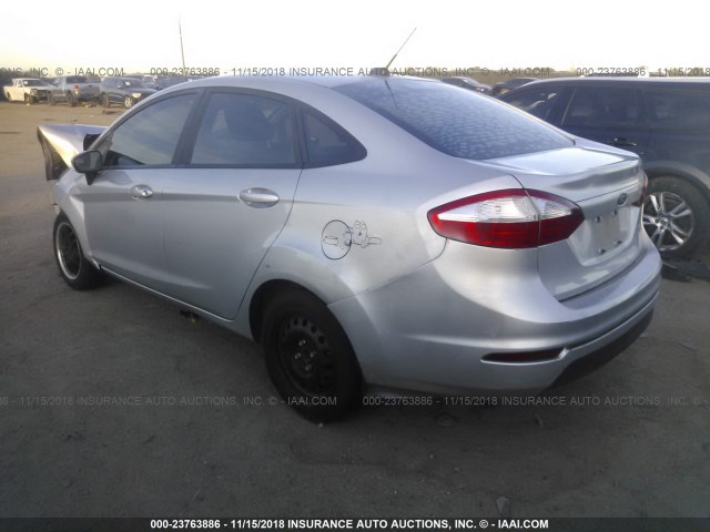 3FADP4AJ8FM145696 - 2015 FORD FIESTA S GRAY photo 3