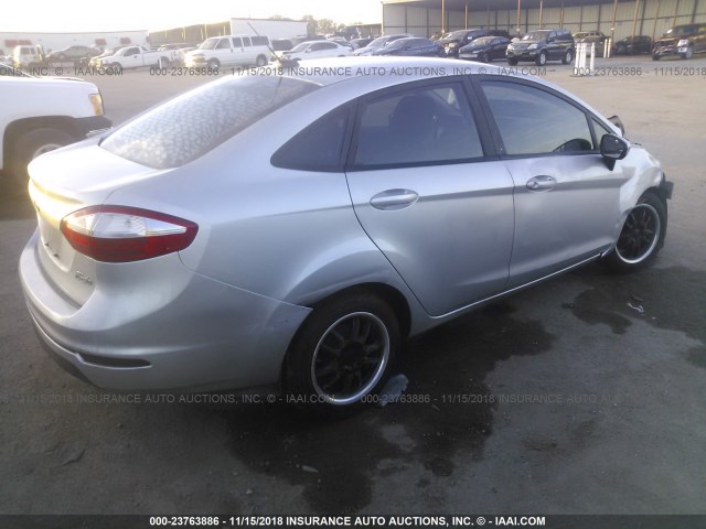 3FADP4AJ8FM145696 - 2015 FORD FIESTA S GRAY photo 4