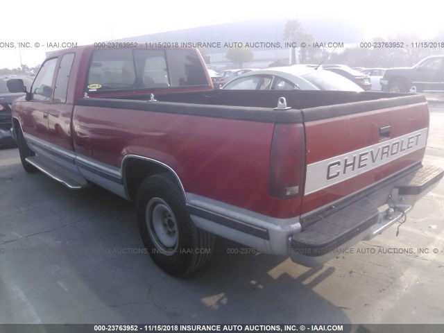 2GCFC29K8K1143464 - 1989 CHEVROLET GMT-400 C2500 RED photo 3