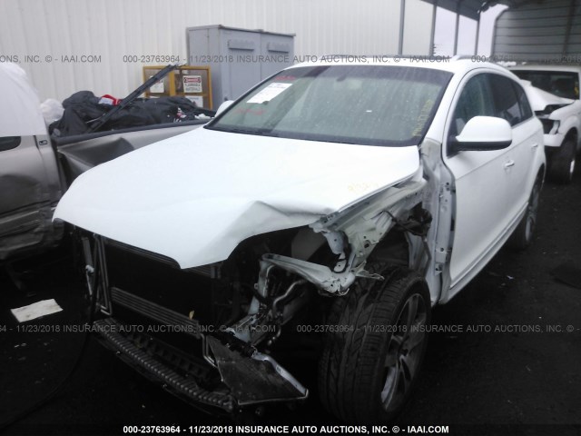 WA1LGAFE4FD028087 - 2015 AUDI Q7 PREMIUM PLUS WHITE photo 2