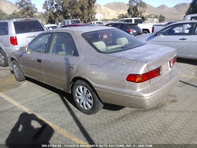 4T1BG22K61U768568 - 2001 TOYOTA CAMRY CE/LE/XLE TAN photo 3