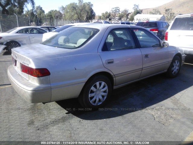 4T1BG22K61U768568 - 2001 TOYOTA CAMRY CE/LE/XLE TAN photo 4