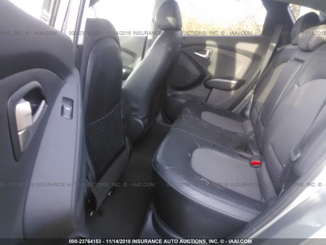 KM8JUCAC6CU397435 - 2012 HYUNDAI TUCSON GLS/LIMITED 银色 照片 8