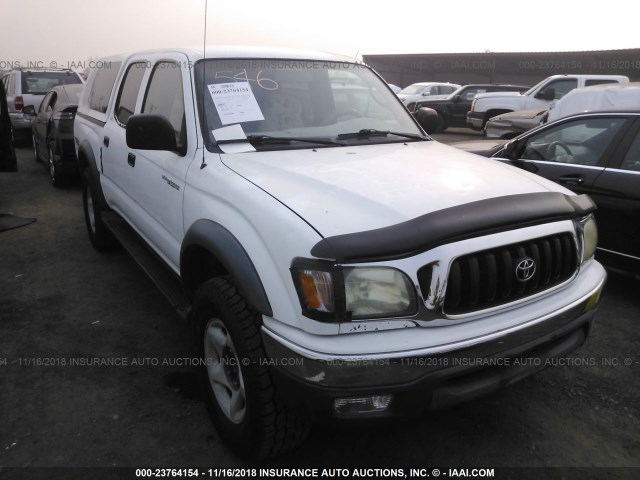 5TEGN92N82Z107393 - 2002 TOYOTA TACOMA DOUBLE CAB PRERUNNER WHITE photo 1