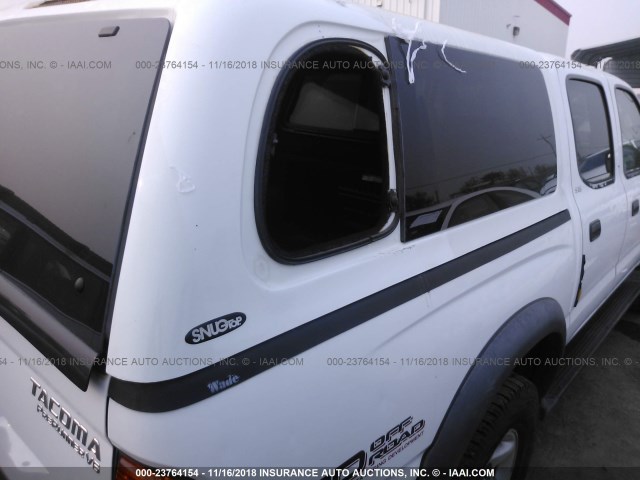 5TEGN92N82Z107393 - 2002 TOYOTA TACOMA DOUBLE CAB PRERUNNER WHITE photo 6