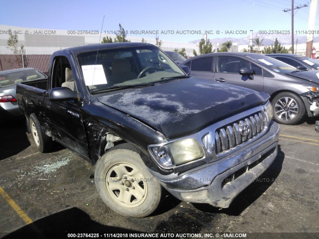 5TENL42N03Z268256 - 2003 TOYOTA TACOMA BLACK photo 1