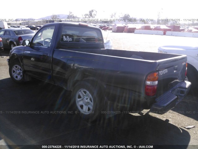 5TENL42N03Z268256 - 2003 TOYOTA TACOMA BLACK photo 3