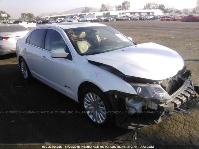 3FADP0L33CR206183 - 2012 FORD FUSION HYBRID WHITE photo 1