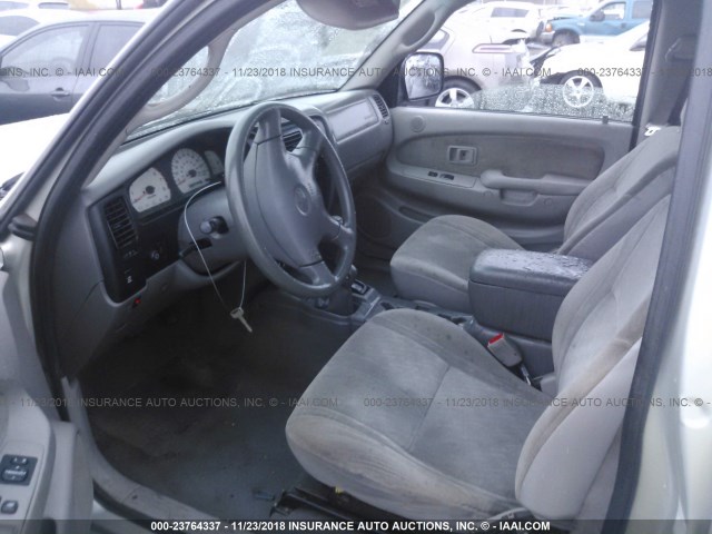 5TEHN72N34Z393374 - 2004 TOYOTA TACOMA DOUBLE CAB 灰色 照片 5