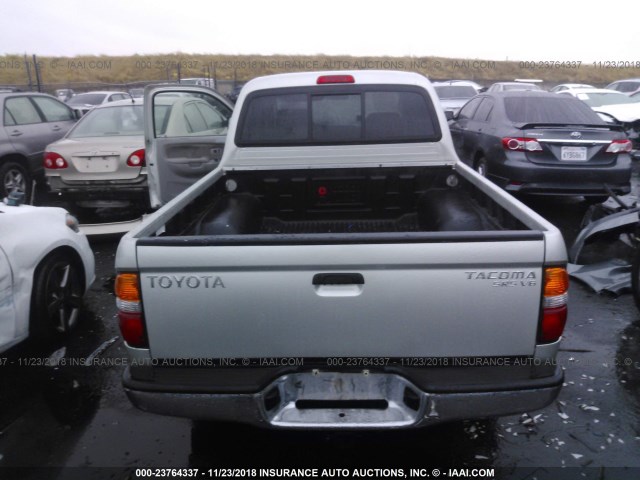 5TEHN72N34Z393374 - 2004 TOYOTA TACOMA DOUBLE CAB 灰色 照片 8