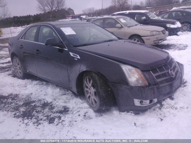 1G6DT57V280191278 - 2008 CADILLAC CTS HI FEATURE V6 BLACK photo 1