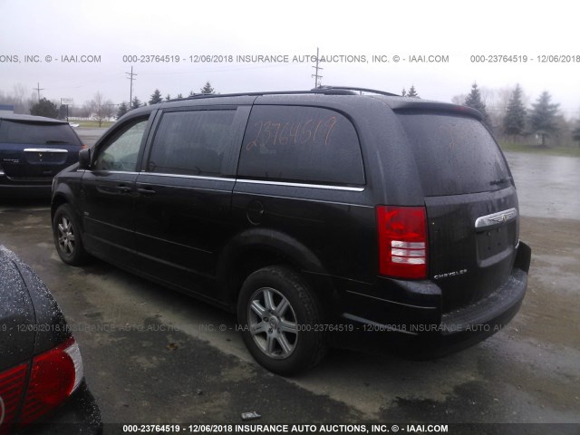 2A8HR54PX8R727704 - 2008 CHRYSLER TOWN & COUNTRY TOURING BLACK photo 3