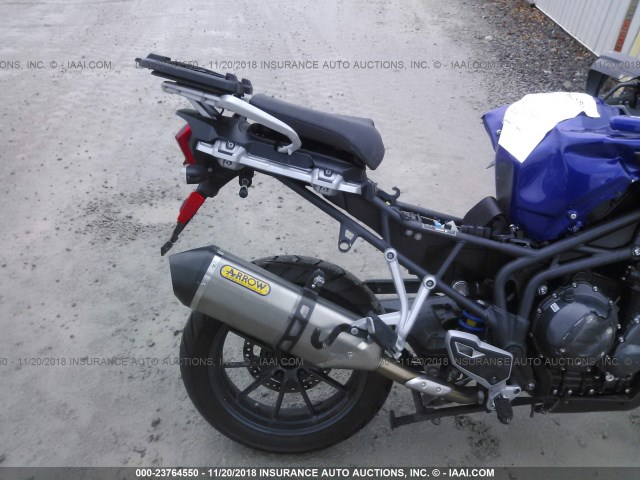 SMTF02XK2EJ603922 - 2014 TRIUMPH MOTORCYCLE TIGER EXPLORER BLUE photo 6