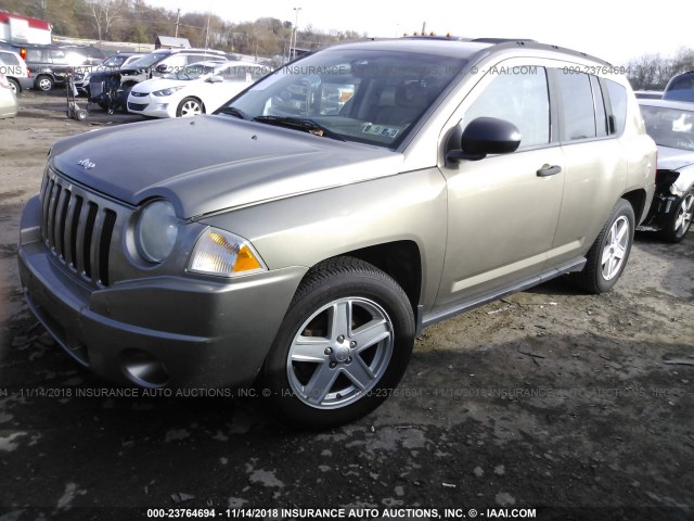 1J8FF47WX7D194767 - 2007 JEEP COMPASS GOLD photo 2