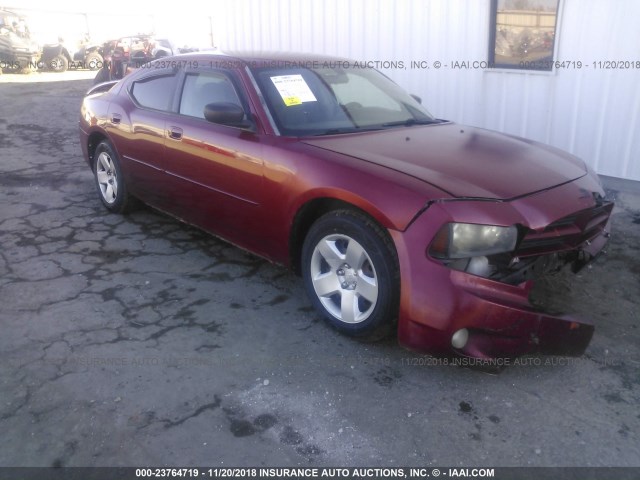 2B3KA43R96H475434 - 2006 DODGE CHARGER SE/SXT MAROON photo 1