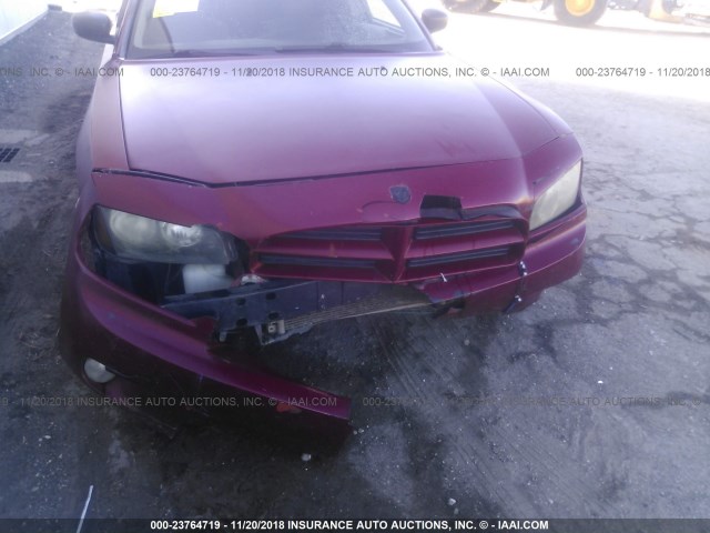 2B3KA43R96H475434 - 2006 DODGE CHARGER SE/SXT MAROON photo 6