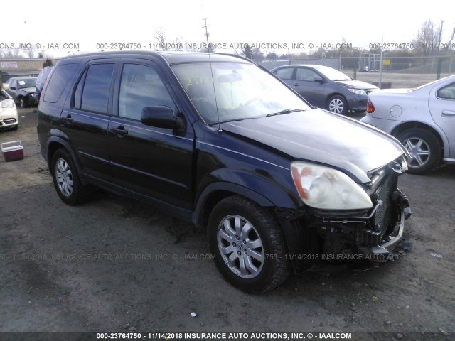 SHSRD78975U315158 - 2005 HONDA CR-V SE/EX BLACK photo 1