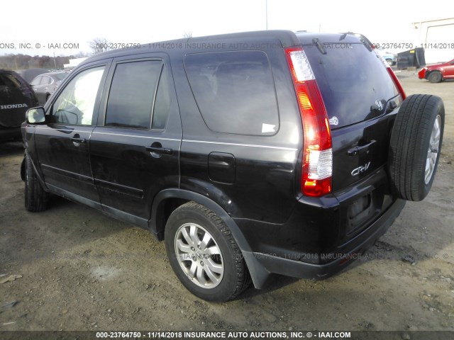 SHSRD78975U315158 - 2005 HONDA CR-V SE/EX BLACK photo 3