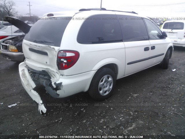 1D4GP243X3B251632 - 2003 DODGE GRAND CARAVAN SE WHITE photo 4