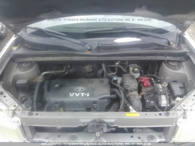 JTLKT324254010552 - 2005 TOYOTA SCION XB 灰色 照片 10