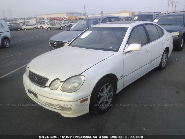 JT8BD68S6Y0111751 - 2000 LEXUS GS 300 WHITE photo 2