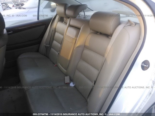 JT8BD68S6Y0111751 - 2000 LEXUS GS 300 WHITE photo 8