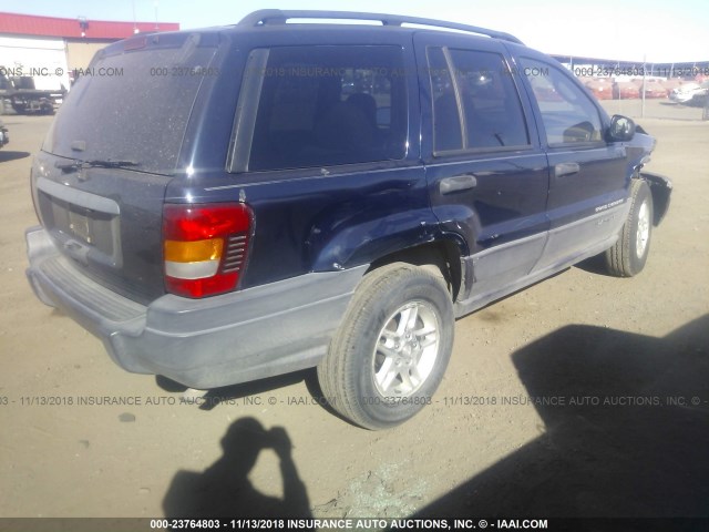 1J4GW48S34C363630 - 2004 JEEP GRAND CHEROKEE LAREDO/COLUMBIA/FREEDOM 蓝色 照片 4
