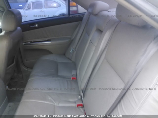 4T1BF30KX2U009970 - 2002 TOYOTA CAMRY LE/XLE/SE Qızıl foto 8