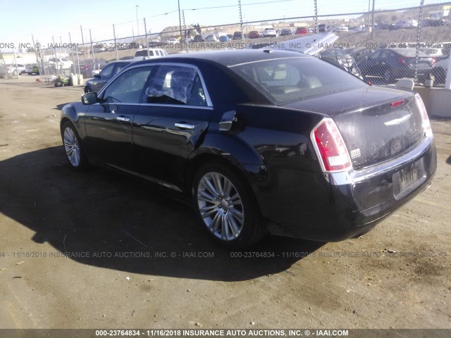 2C3CCACG9CH274904 - 2012 CHRYSLER 300 LIMITED BLACK photo 3