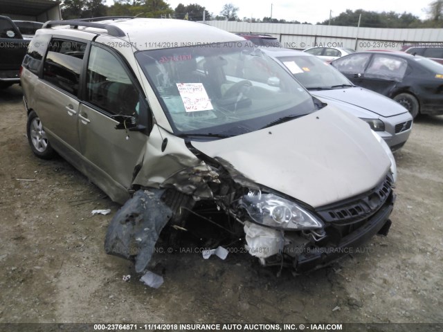 5TDZK23C17S054725 - 2007 TOYOTA SIENNA CE/LE BEIGE photo 1