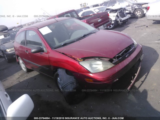 3FAFP31Z33R184218 - 2003 FORD FOCUS ZX3 RED photo 1