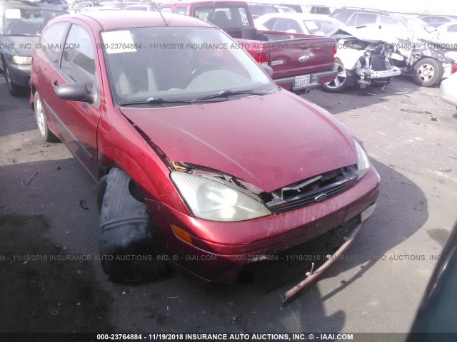 3FAFP31Z33R184218 - 2003 FORD FOCUS ZX3 RED photo 6