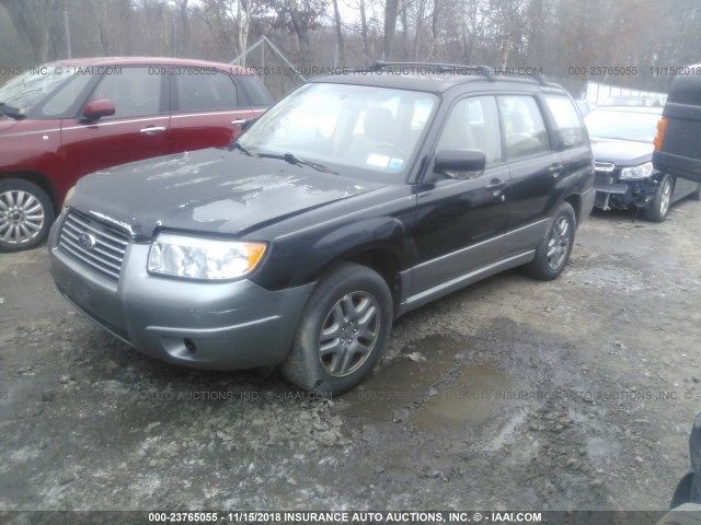 JF1SG67697H725826 - 2007 SUBARU FORESTER 2.5X LL BEAN BLACK photo 2