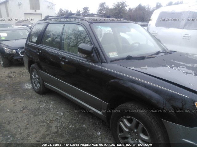 JF1SG67697H725826 - 2007 SUBARU FORESTER 2.5X LL BEAN BLACK photo 6