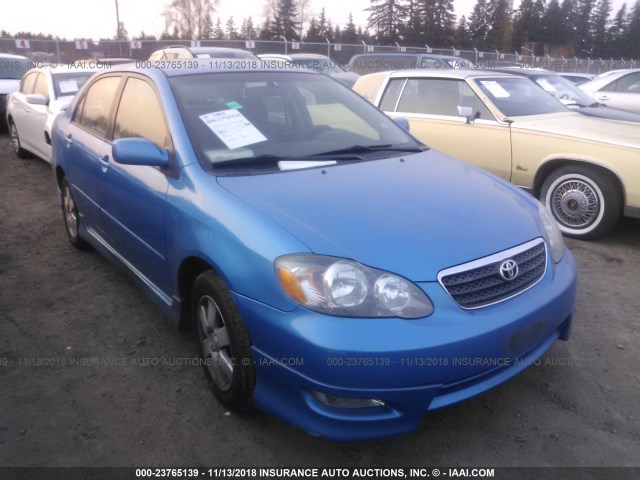 2T1BR32E87C829617 - 2007 TOYOTA COROLLA CE/LE/S BLUE photo 1