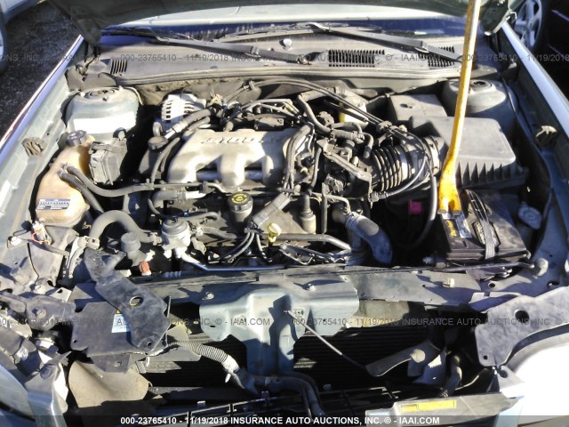 1G1NE52J1XY146101 - 1999 CHEVROLET MALIBU LS მწვანე ფოტო 10