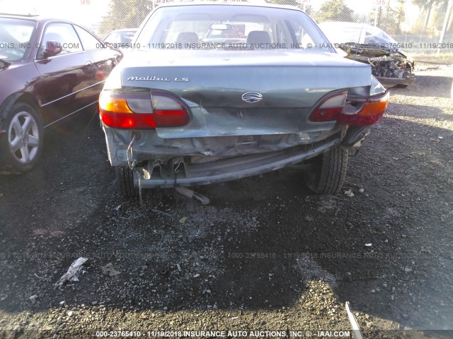 1G1NE52J1XY146101 - 1999 CHEVROLET MALIBU LS მწვანე ფოტო 6