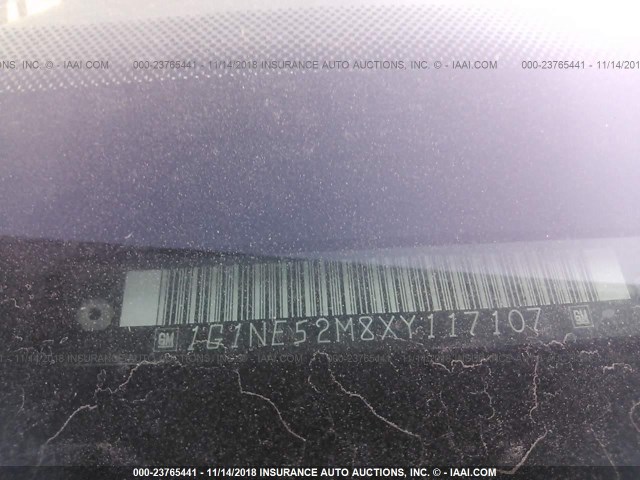 1G1NE52M8XY117107 - 1999 CHEVROLET MALIBU LS 勃艮第红 照片 9