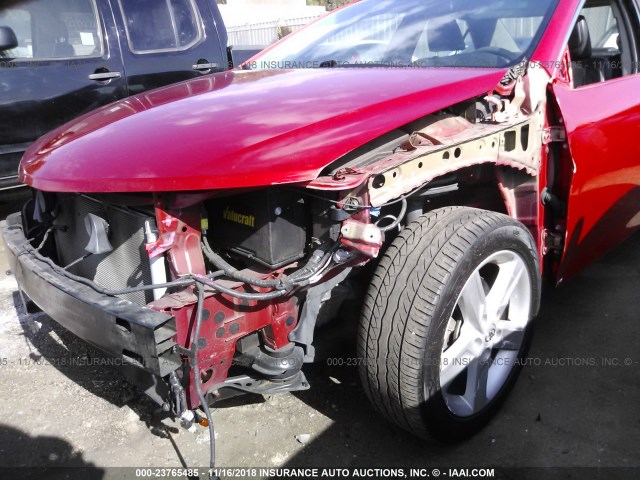4T1BF1FK6CU605512 - 2012 TOYOTA CAMRY SE/LE/XLE 红色 照片 6