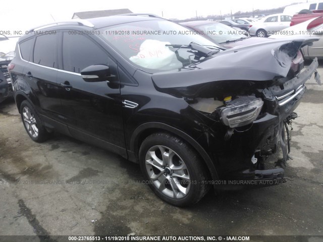 1FMCU0J95GUC88207 - 2016 FORD ESCAPE TITANIUM BLACK photo 1