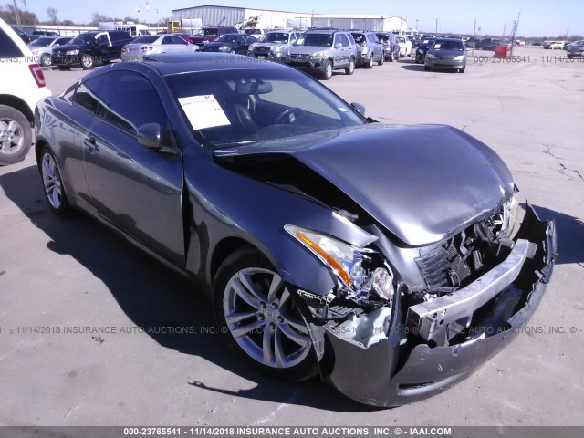 JN1CV6EK4AM103883 - 2010 INFINITI G37 SPORT GRAY photo 1