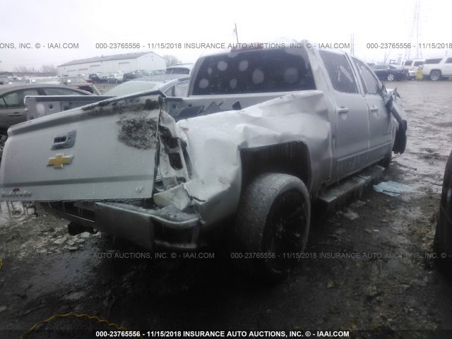 3GCUKREC8HG216589 - 2017 CHEVROLET SILVERADO K1500 LT SILVER photo 4