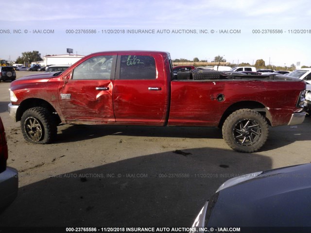 3D7UT2CLXAG145608 - 2010 DODGE RAM 2500 MAROON photo 6