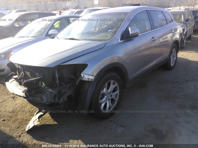 JM3TB3BA7B0328511 - 2011 MAZDA CX-9 GRAY photo 2